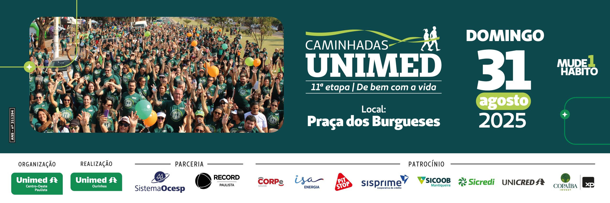 Caminhada Inscrições 