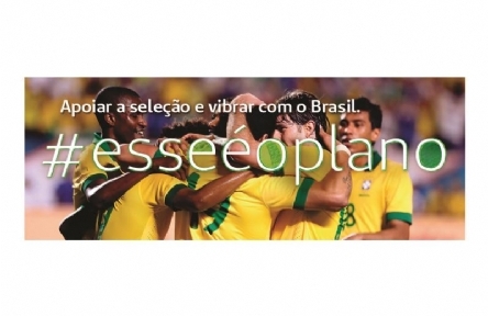 Apoiar a seleção e vibrar com o Brasil! #esseéoplano