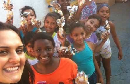 Alegria de páscoa no Projeto Gente Feliz