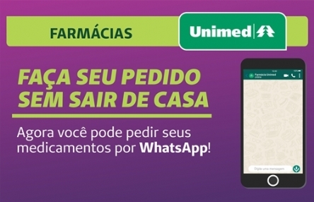 Peça seus medicamentos por WhatsApp