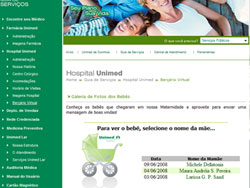 Novidade: O Site da Unimed Ourinhos disponibiliza Berçário Virtual para as Futuras Mamães!