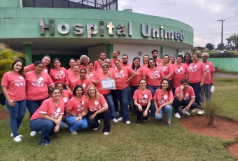 Hospital Unimed Ourinhos conquista Selo pelo Programa Valoriza da Unimed Fesp