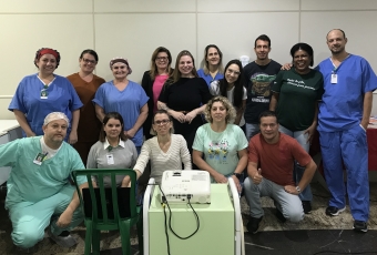 Hospital Unimed Ourinhos realiza treinamento de Tratamento de Lesão e Prevenção com Colaboradores