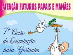 Estão abertas as inscrições para o 7° Curso de Orientação para Gestantes