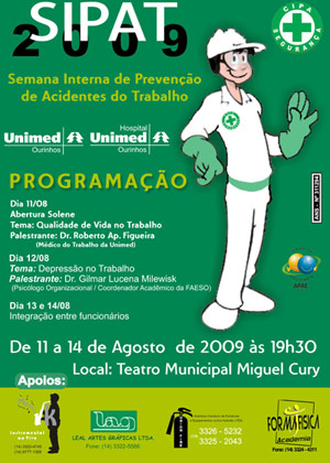 Unimed Ourinhos realizará SIPAT 2009