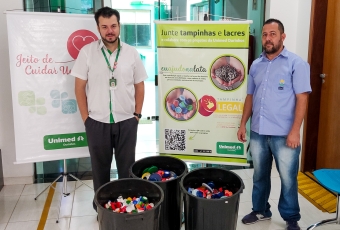 Unimed Ourinhos realiza mais uma entrega de tampinhas para APAE de Ourinhos