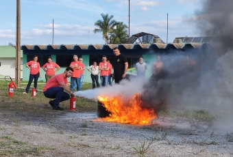 Unimed Ourinhos realiza treinamento com Brigadas de Incêndio